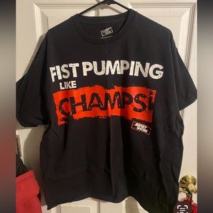 Fist pumping champ jersey shore funny tee shirt